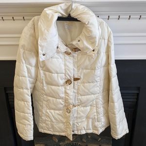Charter club woman jacket off white color